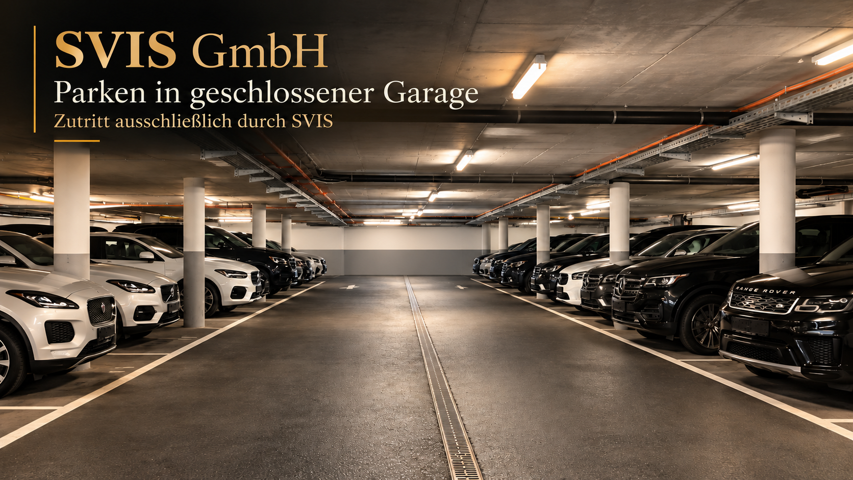 Parken in geschlossener Garage bei SVIS